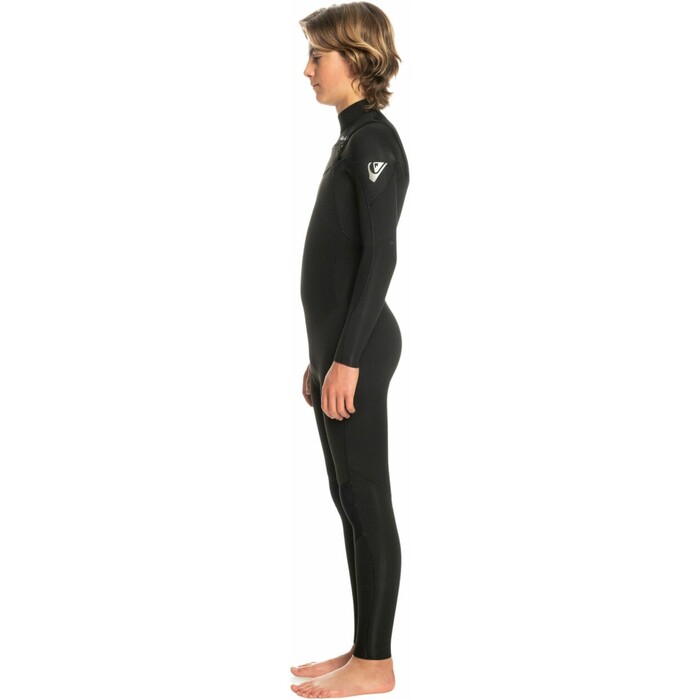 2024 Quiksilver Chicos Everyday Sessions 3/2mm Chest Zip Neopreno EQBW103107 - Black